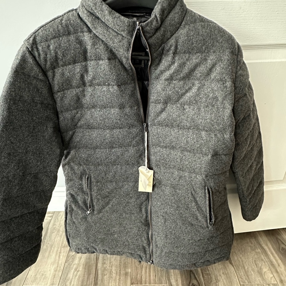NWT GIESSO Down Series Gray Quilted Jacket